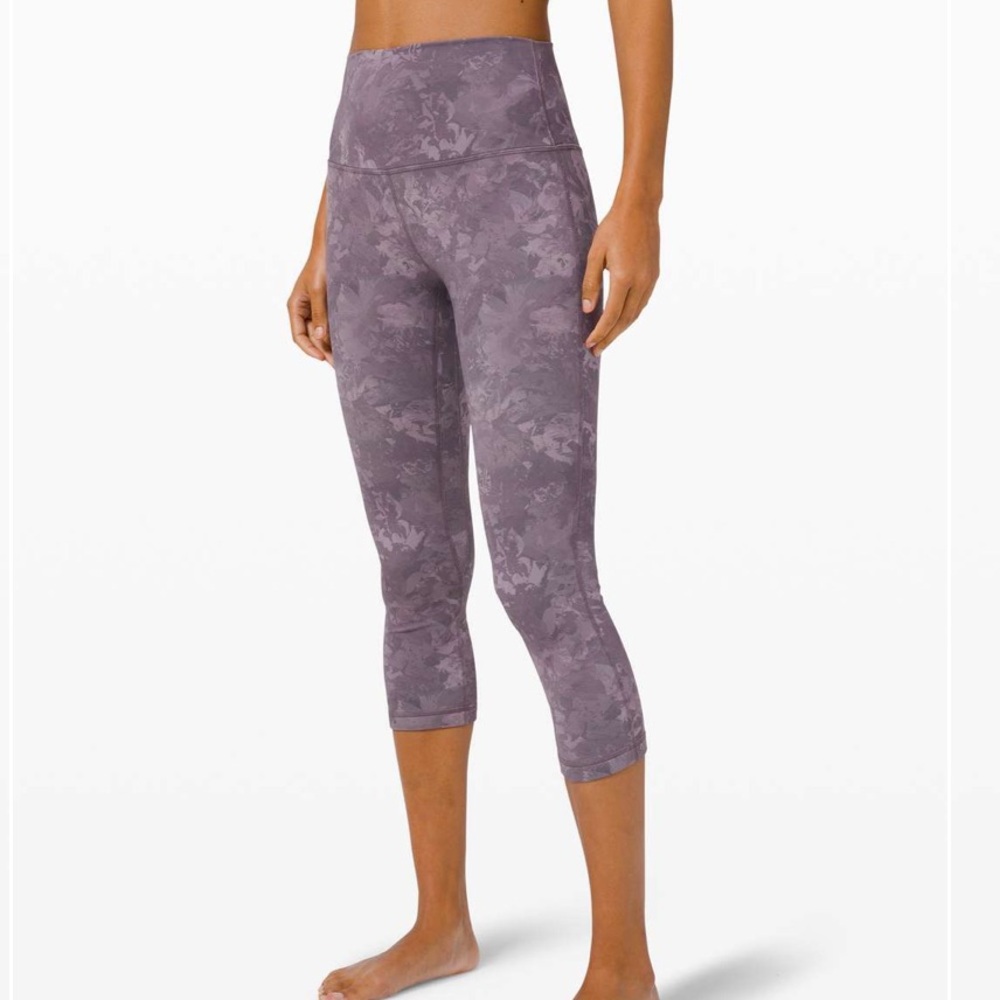 Lululemon Align Crop 21” | Nulu | Rejuvenate Dark Chrome Multi